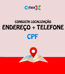 Consulta Flex Localização Endereço + Telefone pelo CPF